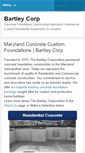 Mobile Screenshot of bartleycorp.com