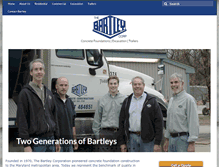 Tablet Screenshot of bartleycorp.com